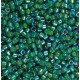 Miyuki delica Beads 11/0 - Fancy lined aqua green DB-2381